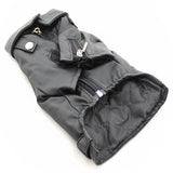 Pet Small Dog Sticker Embroidered Eagle Leather Jacket