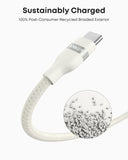 Anker USB-A to USB-C Cable (3 ft / 6 ft, Upcycled-Braided)