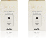 Capri Blue Pura Smart Home Plug-in Diffuser Refills – Volcano with a Tropical, Citrus Scent – Long-Lasting Aromatherapy Diffuser Refills (Pack of 2)