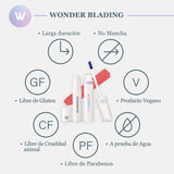 Wonderskin Wonder Blading All Day Lip Stain Peel Off Masque - Long Lasting, Waterproof and Transfer Proof Nude Lip Tint, Matte Finish Peel Off Lip Stain (Whimsical Masque)