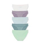 Victoria's Secret Seamless Bikini Panty Pack, Underwear for Women, 4 Pack, Multi (M)