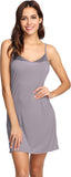 WiWi Slip Dress for Women Viscose from Bamboo Spaghetti Strap Lingerie Sexy Nightgowns Plus Size Sleep Chemise S-4X