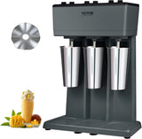 VEVOR Milkshake Maker Machine, 375W Commercial Milk Shake Maker Mixer, Single Head Drink Mixer Blender Machine, 3-Speed Milkshake Blender with 27.7oz Stainless Steel Cup for Commercial