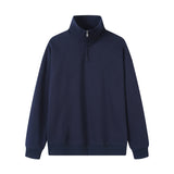 Women's  Premium Half-zip Stand-up Collar Hoodie