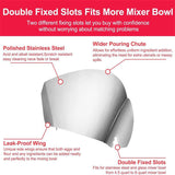Stainless Steel Pouring Trough Material-discharging Accessories Kitchen Helper Pouring Guard