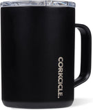 Corkcicle Classic Coffee Mug - Triple Insulated Stainless Steel for Travel - Shatter-Proof Lid - Keeps Drink Hot Over 3 Hours - Holiday Mug Gift - Great for Gifting Warmth - 16 oz - Dragonfly