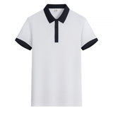 Business Summer Ice Silk Short-Sleeve T-Shirt