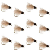 LaFontaine Tan Deep Sparkle Caddis Pupa - 1 Dozen Flies Hook Size 14