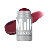 Milk Makeup Lip + Cheek Stick – Multi-Use Cream Blush + Lip Color with Mango Butter, Avocado Oil + Apricot Oil – Hydrating, Buildable, Long-Lasting, Vegan Formula – Werk, 0.21 oz