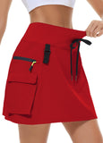 Practical Hiking Skirt With Zippered Pockets For Outdoor Activities
