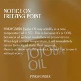 PINKWONDER USDA Organic Jojoba Oil | 100% Pure, Cold-Pressed & Vitamin E-Rich Oil for Skin | Non-Greasy, Fast-Absorbing for Face, 1.69oz (50ml)