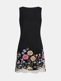 CUPSHE Women Floral Embroidered Summer Dress