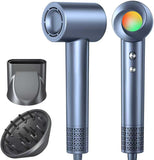 160000 RPM High-Speed Ionic Hair Dryer, Lightweight Portable Blow Dryer with 500 Million Negative Ions, Black