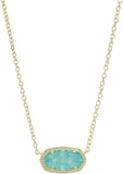 Kendra Scott Elisa Pendant Necklace for Women, Fashion Jewelry, 14k Gold-Plated