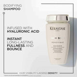 Kerastase Densifique Densité Shampoo - Thickening & Strengthening For Fine & Thinning Hair, Removes Build-Up & Adds Shine With Hyaluronic Acid