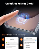 UNBREAKcable Screen Protector for Samsung Galaxy S25 Ultra [3-Pack] [9H] [Fingerprint Friendly] [HD Clarity] [Anti-Scratch] [Bubble-Free] [Easy Installation] Tempered Glass 6.9 Inch