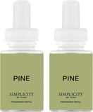 Pura & Simplicity Home Scent Refill - Smart Air Diffuser - Up to 120-Hours of Luxury Fragrance per Refill - Home Essential - Clean & Safe Diffuser Fragrance - 2 Pack, Apple