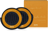 Capri Blue Pura Car Diffuser Refills - Includes 2 Car Air Freshener Pura Scent Diffusers - Long Lasting Air Freshener - Refills Only - Notes of Sugared Citrus & Tropical Fruits (Volcano, 2 Pack)
