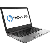 HP ProBook 640 G1 14in Laptop, Core i5-4300M 2.6GHz, 8GB Ram, 128GB SSD Windows 10 Pro (Refurbished)