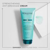 KERASTASE Resistance Ciment Anti-Usure Treatment - Restorative Anti-Breakage Cream, Strengthens Weak, Brittle, Damaged Hair, Softens and Enhances Shine
