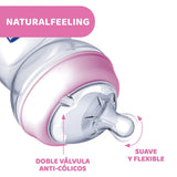 Chicco Natural Feeling Baby Bottle 250ml - Baby Feeding Bottle for Newborns & Infants 2 Months+