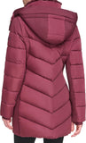 Calvin Klein womens Long Chevron Bib-front Light-weight Jacket