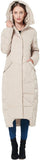 Orolay Women's Puffer Down Coat Winter Maxi Jacket with Hood