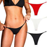 Aogda Thong for Women Cotton Underwear Low Rise Panties Woman G-String Thongs