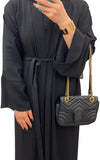 2PCS Women's Muslim Dresses Abaya Islamic Dubai Prayer Dress Robe Long Cardigan Maxi Dress