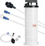 VEVOR 6.5L Pneumatic/Manual Oil Extractor Pump, Fluid Extractor Pump for Automotive Fluids Vacuum Evacuation, Oil Change & Fluid Change Tool with Dipstick and Suction Hose