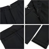 MODFUL Women's 2 Piece Business Suit Pant Set Slim Fit One Button Blazer Jacket Lady Work Suit for Office