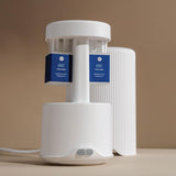 Capri Blue Pura Plus Smart Home Fragrance Diffuser Kit - Includes 1 Tabletop Pura Diffuser and 2 Volcano Pura Refills - Notes of Tropical Fruits & Sugared Citrus