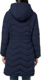 Calvin Klein Women's Long Chevron Puffer Jacket