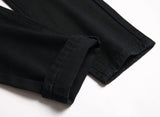 Boy's Skinny Fit Ripped Destroyed Distressed Stretch Slim Jeans Pants
