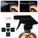 Glass Spray Bottle, KAMOTA Amber Glass Spray Bottles Set Refillable Container