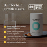 Nutrafol Women's Balance Hair Growth Supplements, for Ages 45+, Clinically Proven for Visibly Thicker Hair and Scalp Coverage, Dermatologist Recommended - 2 Month Supply, 2 Refill Pouches