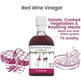 IL TINELLO, Red Wine Vinegar Aceto di Vino Rosso, (8.45 fl oz) 250ml