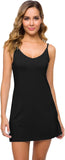 WiWi Slip Dress for Women Viscose from Bamboo Spaghetti Strap Lingerie Sexy Nightgowns Plus Size Sleep Chemise S-4X