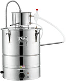 VEVOR Electric Alcohol Still 8Gal/30L, Alcohol Distiller, Distillery Kit for Alcohol include Pump & One-way Exhaust Valve & Thermometer