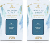 Thymes Pura Refills – 2 Pack of Oil Diffuser Scents – Long-Lasting Pura Diffuser Refills – Premium Home Fragrance – Notes of Pressed Apple, Clove & Cardamom (Simmered Cider, Pack of 2)
