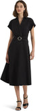 Lauren Ralph Lauren Women's Stretch-Cotton Blend Surplice Dress
