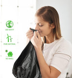 10 Gallon 200 Counts Extra Strong Trash Bags Tall Kitchen Garbage Bags by Teivio, 9 Gallon 10 Gallon,Bathroom Trash Can Bin Liners, Intended for Home,Plastic Bags for office kitchen Garden,Black