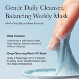 Arencia Fresh Blue Hyssop Rice Mochi Cleanser