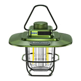 Vintage Outdoor Camping Lantern, Portable Kerosene Lamp Style Light, Smart Rechargeable Handheld Lamp, LED Tent Light