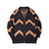 New Fallwinter Mens Long-sleeve Cardigan V-neck Sweater