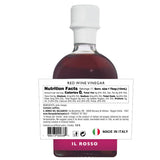 IL TINELLO, Red Wine Vinegar Aceto di Vino Rosso, (8.45 fl oz) 250ml