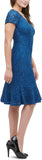 Kensie Womens Lace Flounce Dress, Size 0