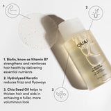 OUAI Fine Shampoo and Conditioner Set - Sulfate Free Shampoo and Conditioner for Women & Men - Made with Keratin, Marshmallow Root, Shea Butter & Avocado Oil - Free of Parabens & Phthalates (10 Fl Oz)