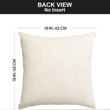 PSDWETS Christmas Pillow Covers 18x18 Set of 4 Christmas Decorations Snowman Deer Tree Winter Holiday Decor Throw Cushion Case for Home Couch