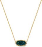 Kendra Scott Elisa Pendant Necklace for Women, Fashion Jewelry, 14k Gold-Plated